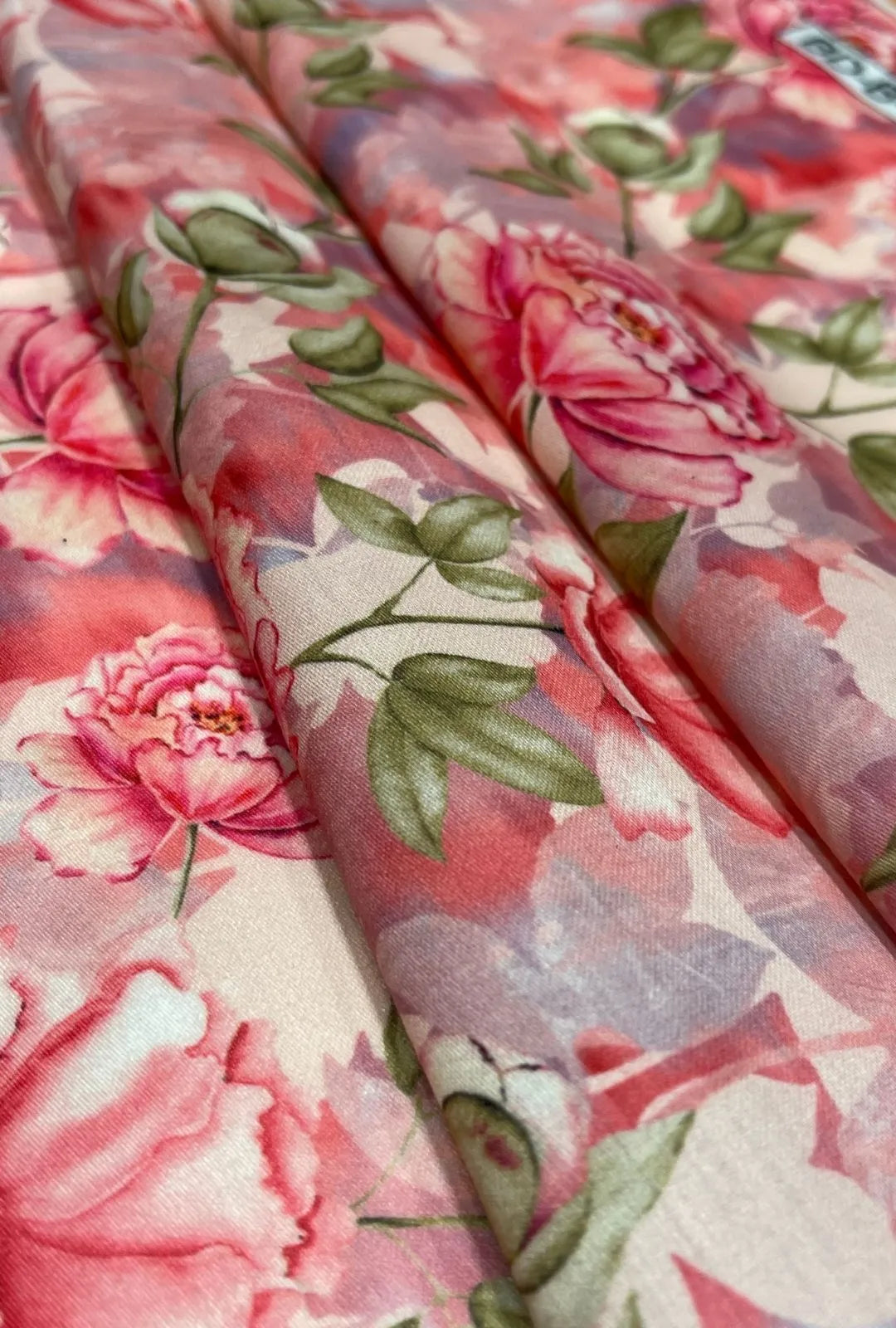 Breathable Digital Print Snow Cotton Fabric for Everyday Fashion