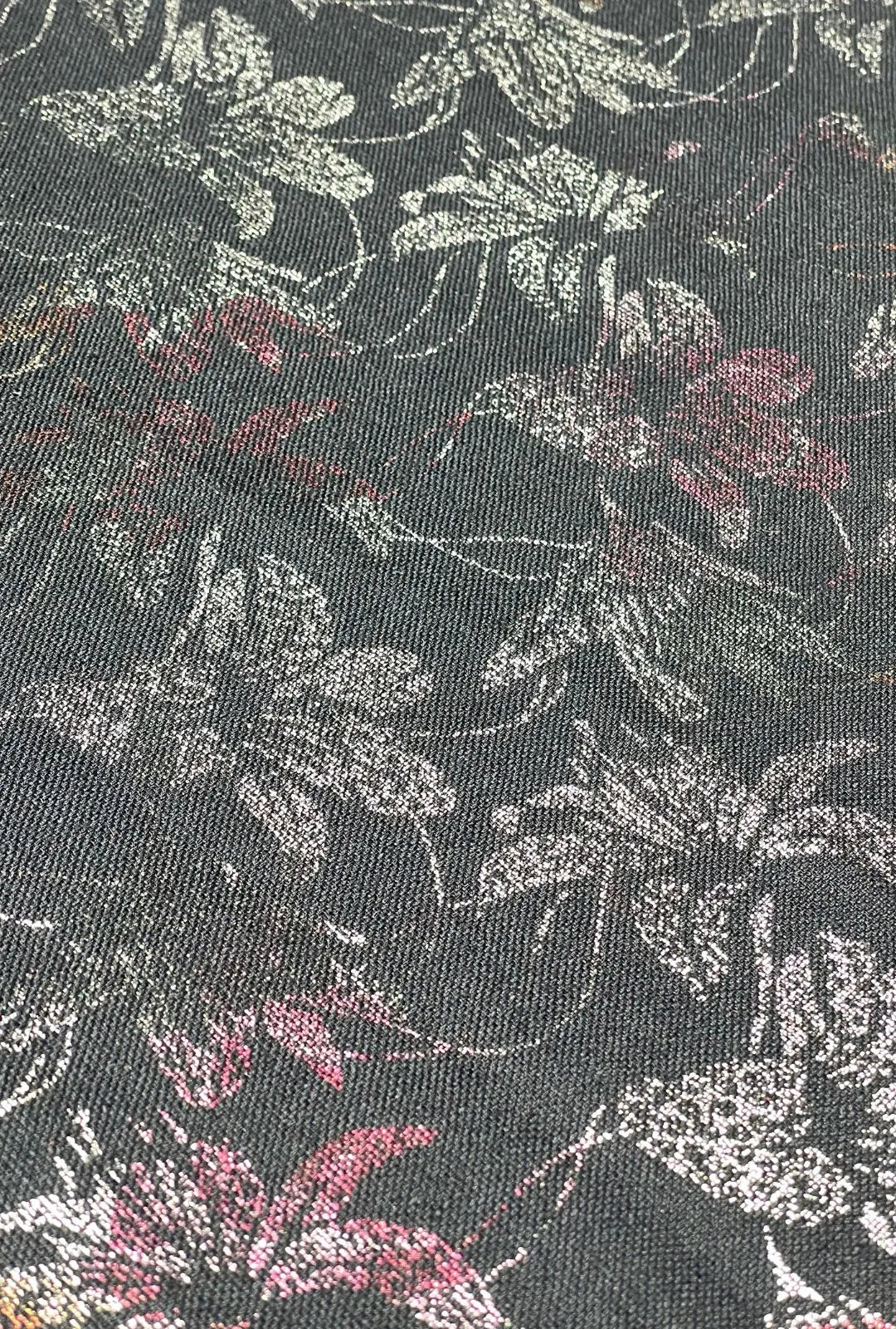 Exquisite Linen Dyed With Multi Foil Festive Luxury Material