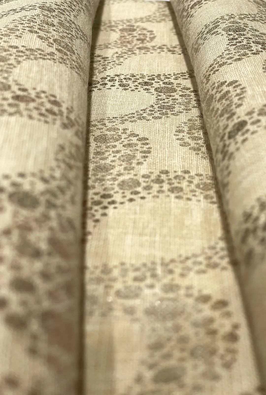 Splendid Linen Dyed With Multi Foil Textured Shimmer Fabric