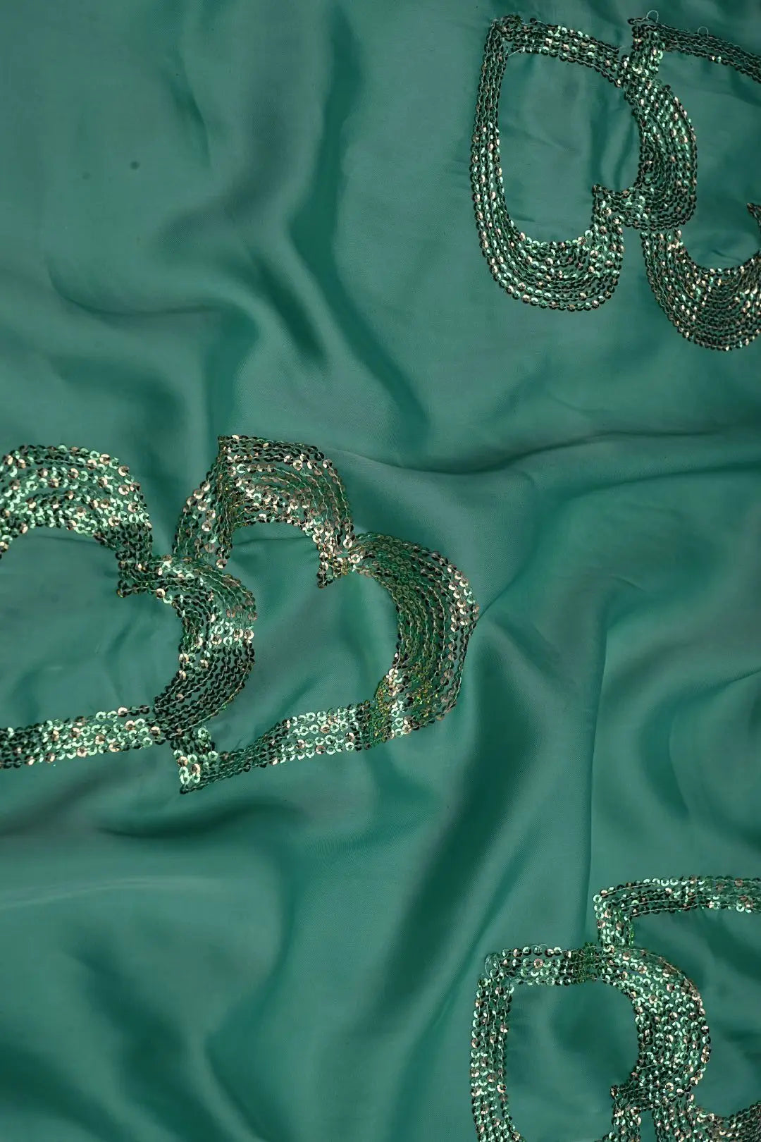 Barbie Doll With Embroidery Work Pista Fabric