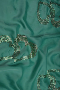 Barbie Doll With Embroidery Work Pista Fabric