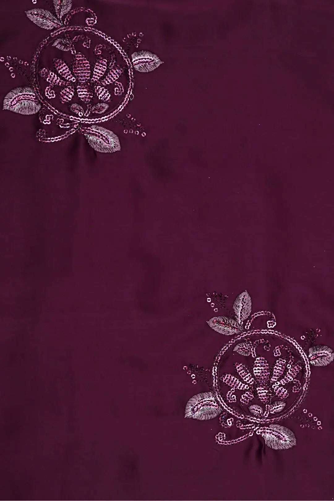 Barbie Doll With Embroidery Work Wine Fabric