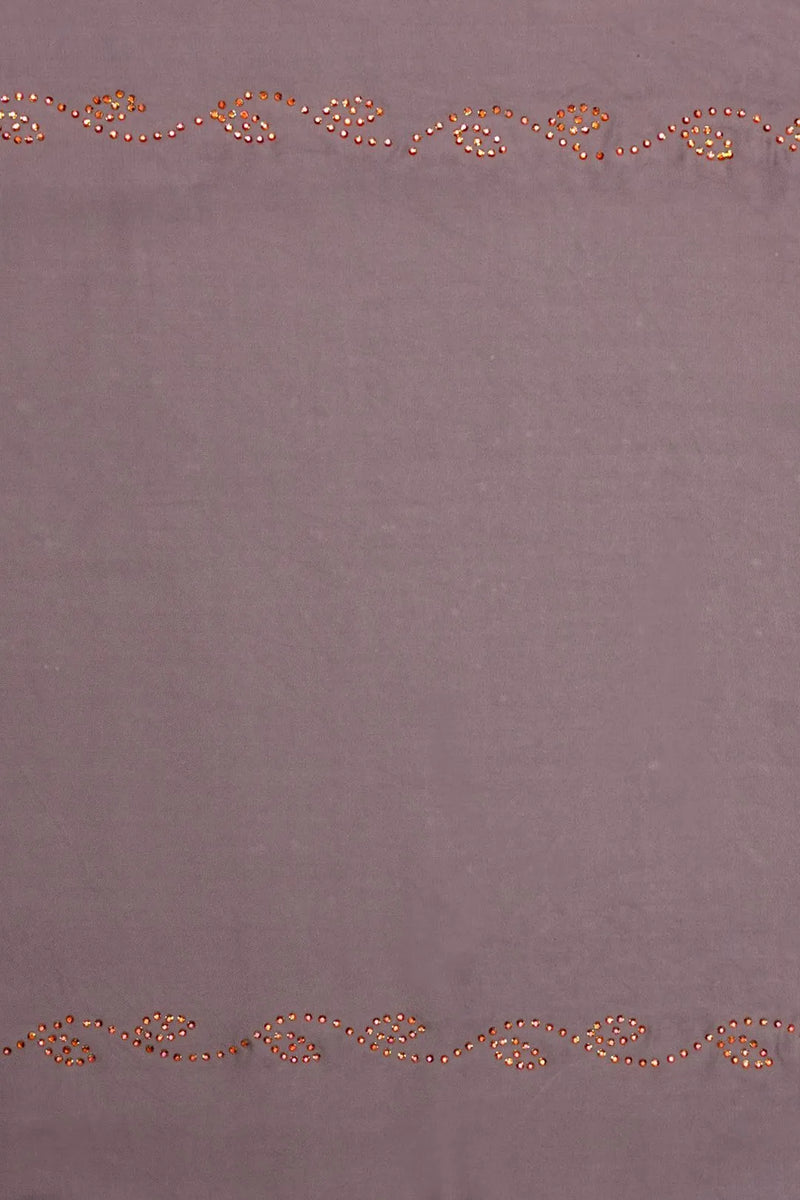 Barbie Doll With Diamond Work Gray Fabric