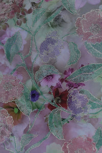 Barbie Doll With Digital Florer Print Fabric