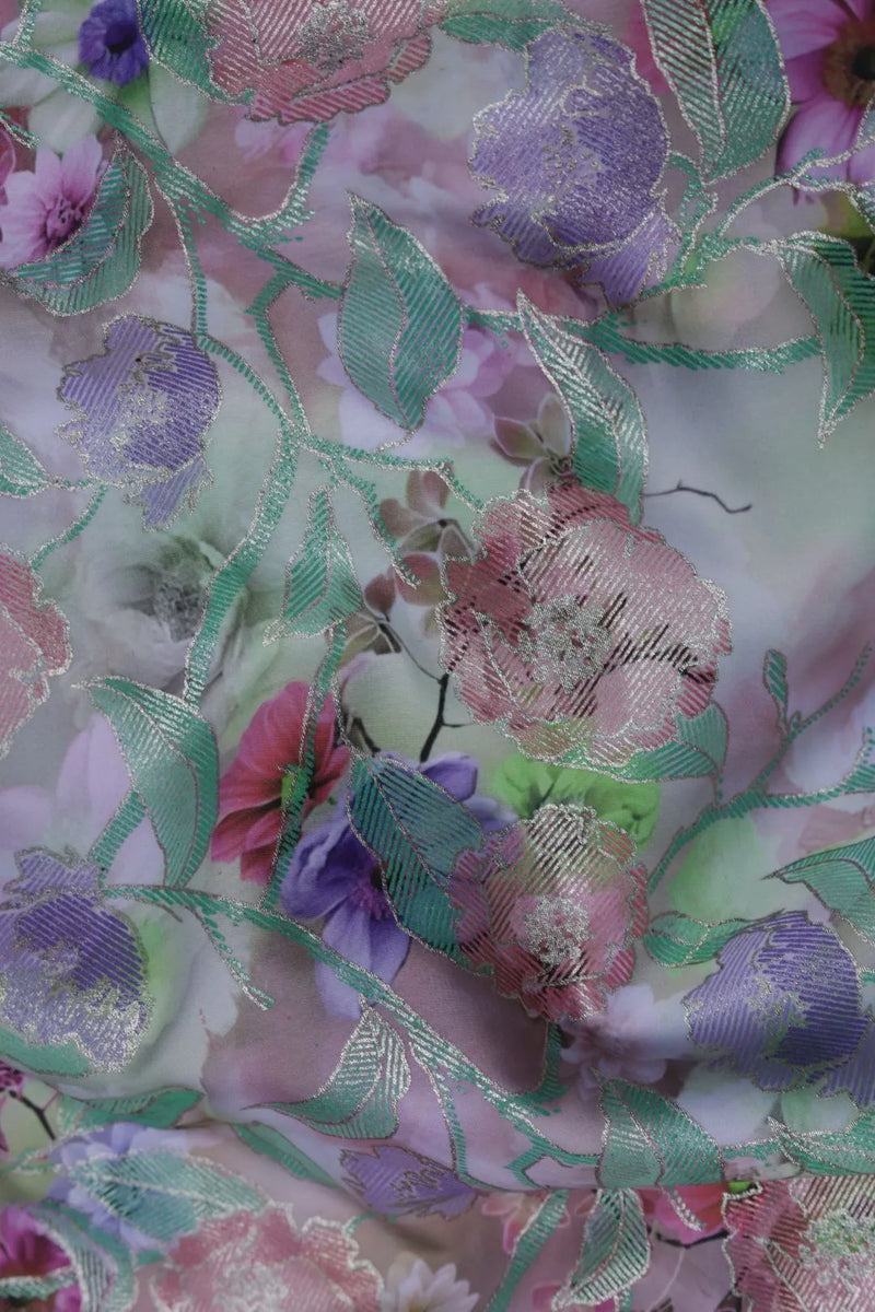 Barbie Doll With Digital Florer Print Fabrics