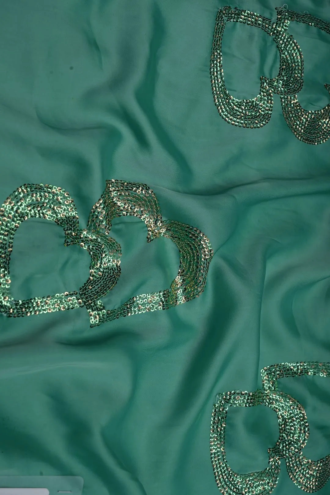 Barbie Doll With Embroidered Work Pista Fabric