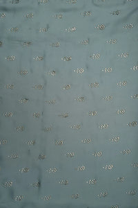 Barbie Doll With Foil Work Light Sky Blue Fabrics