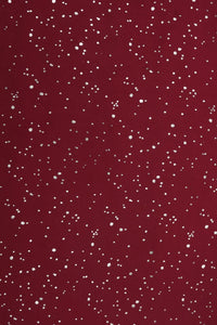 Barbie Doll With Foil Work Maroon Fabric