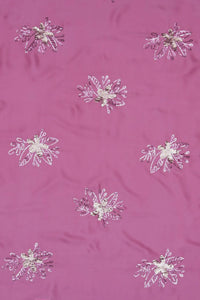 Barbie With Spangle Embroidery Work Dark Pink Fabric