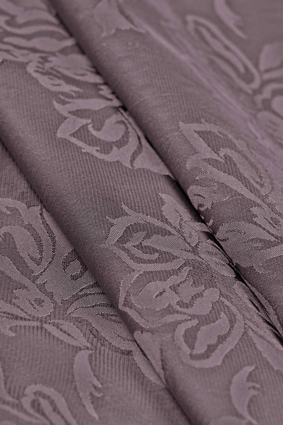 Coffee Satin Jacquard Beg Fabric