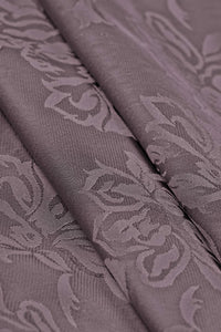 Coffee Satin Jacquard Beg Fabric