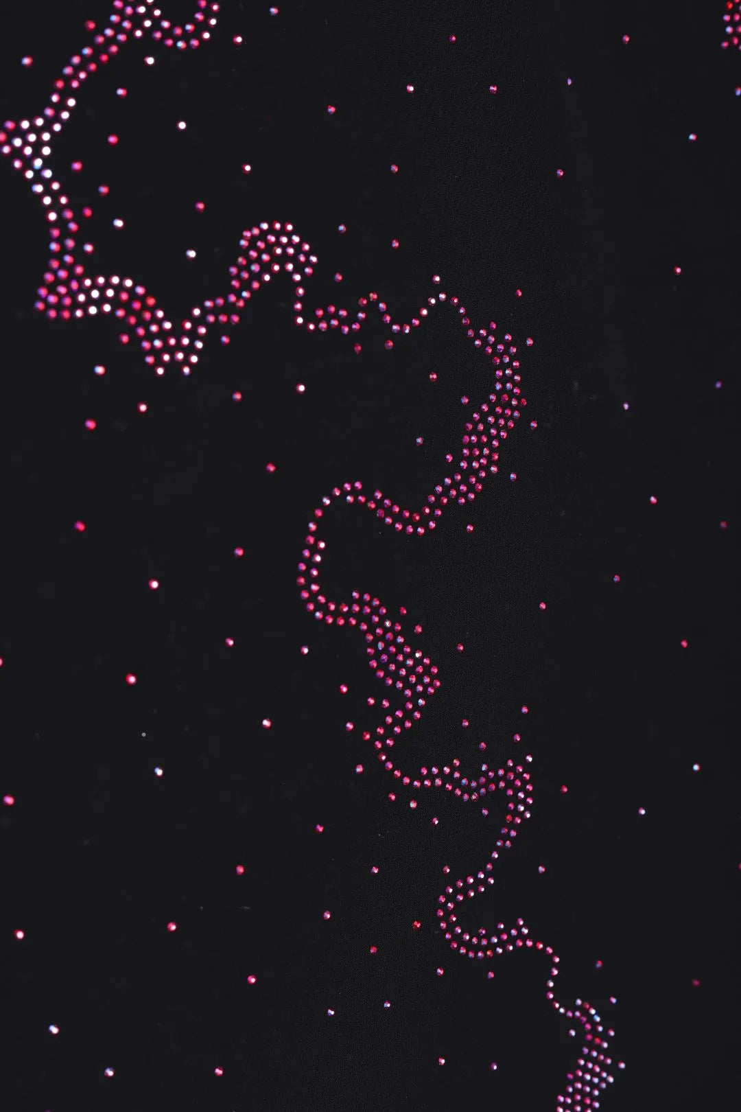 Black Diamond Work Barbie Fabric