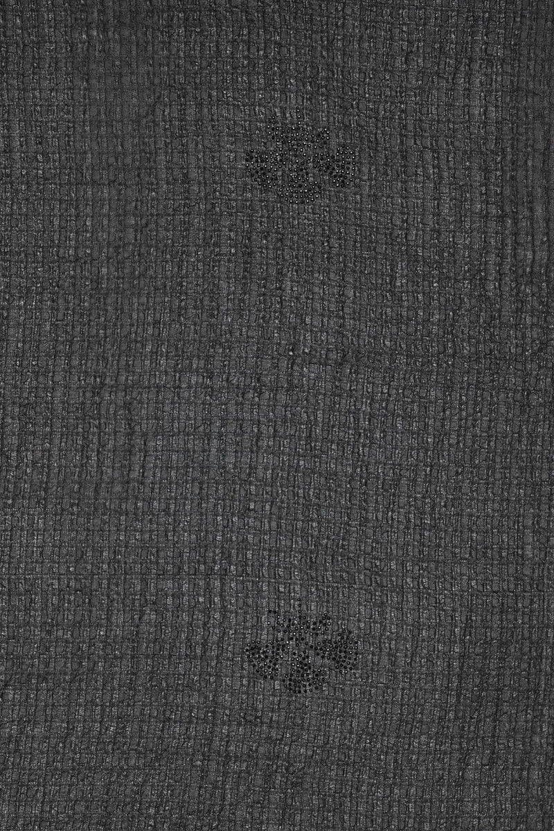 Black Stone Work Stole for Girls