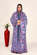 Chiffon Long Floral Shrug Women Open Front Full Length Modest Wear