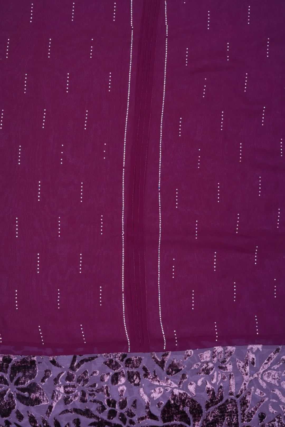 Stone Work Bordred Stole For Abaya