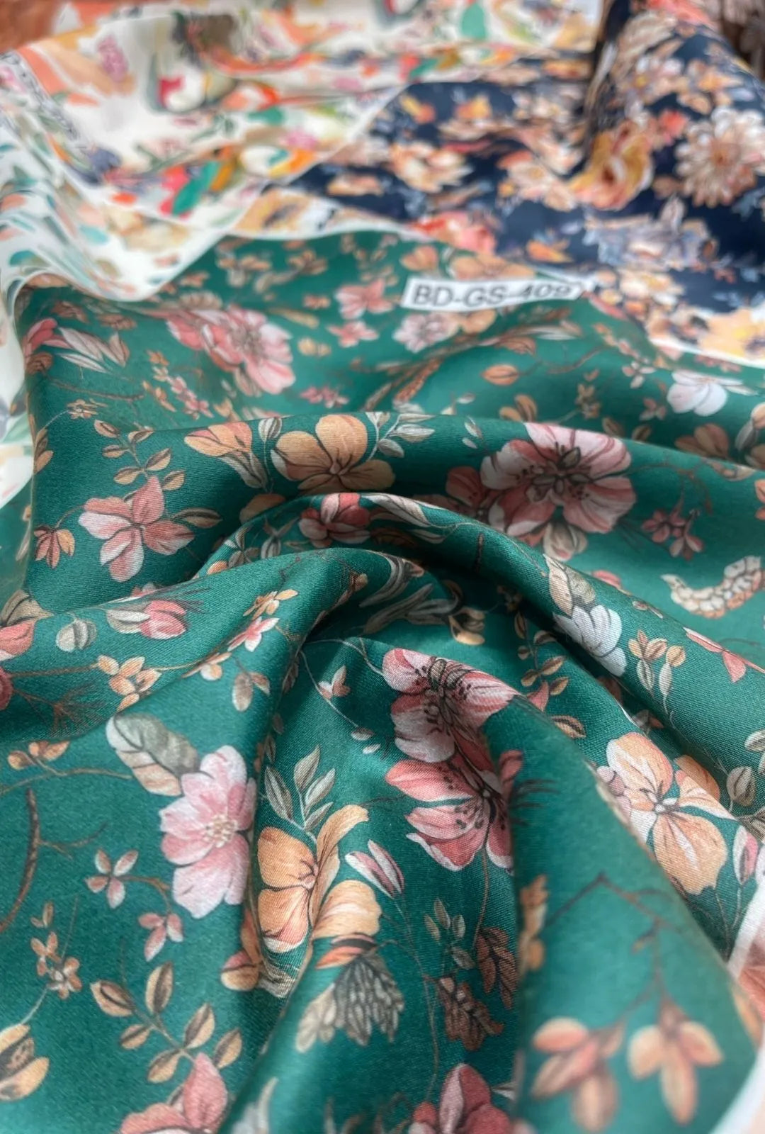 Boutique Quality Digital Print Snow Cotton Fabric for Designers