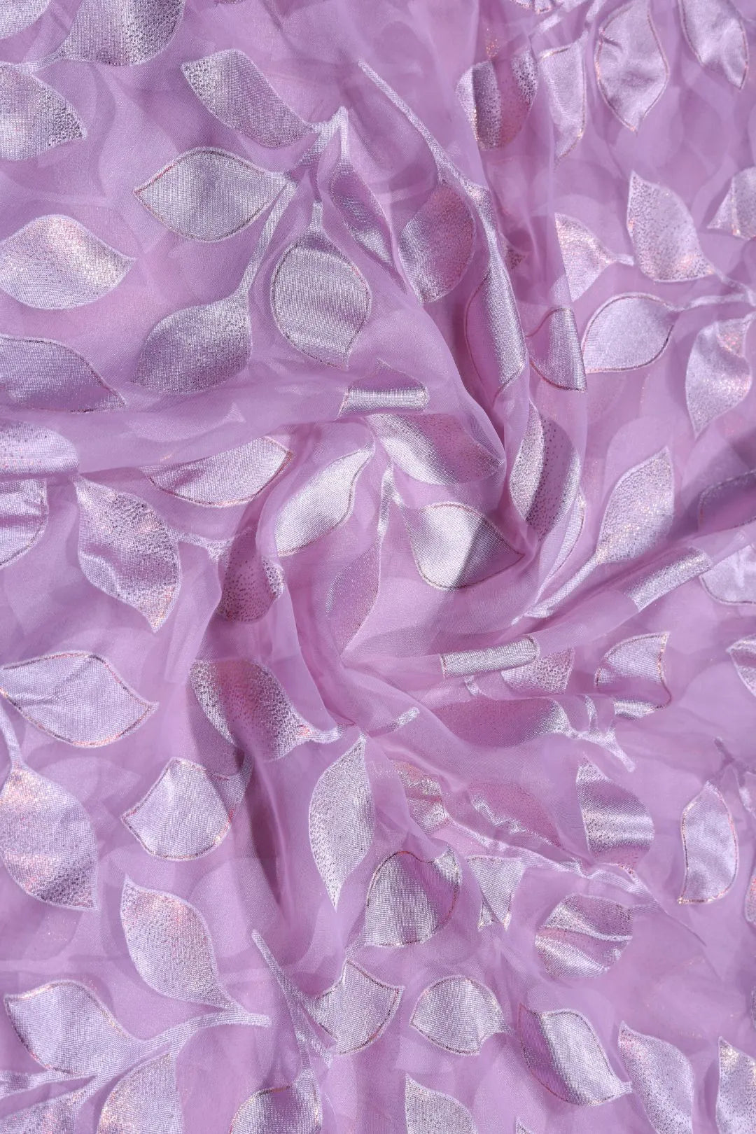 Brasso Fabric with Embossed Foil Designs