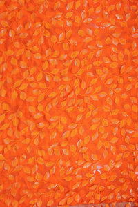 Brasso Fabric with Exquisite Foil Design Work Creation