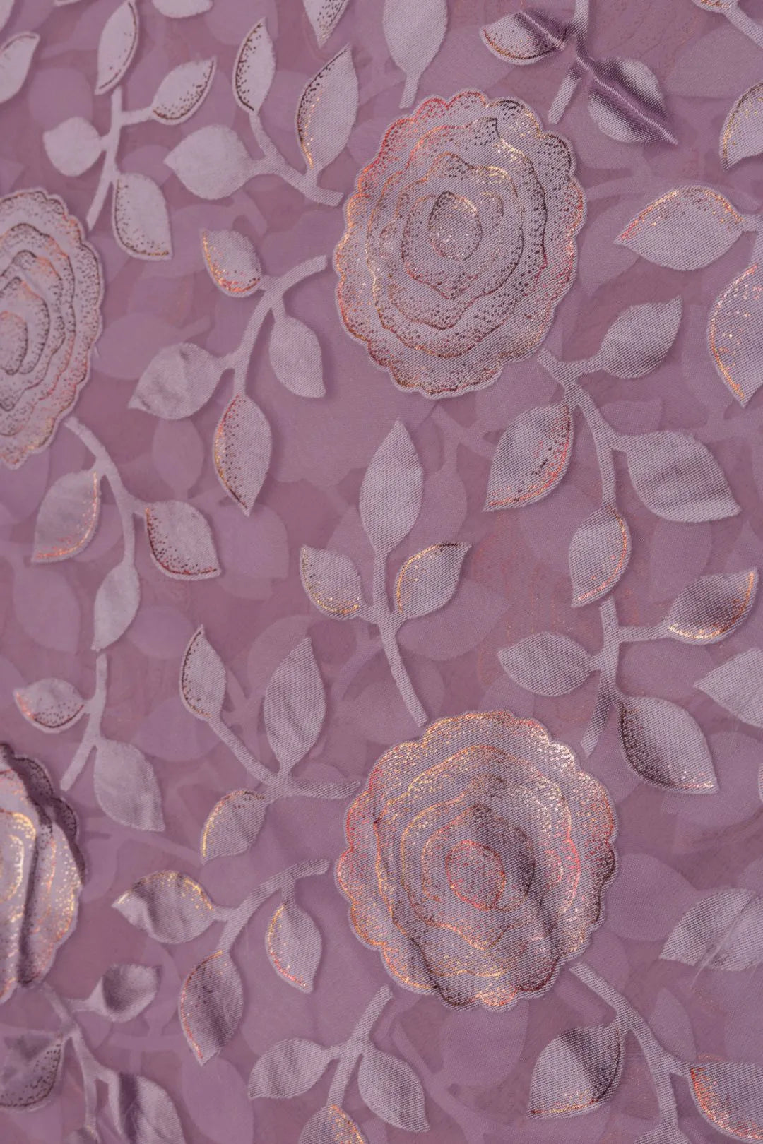 Brasso Fabric with Foil Cutwork for a Stunning