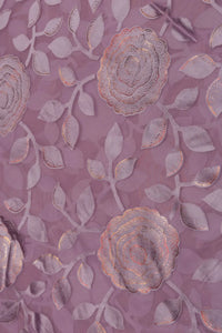 Brasso Fabric with Foil Cutwork for a Stunning