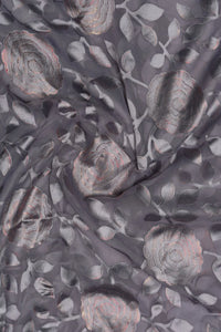 Brasso Fabric with Foil Print Motifs