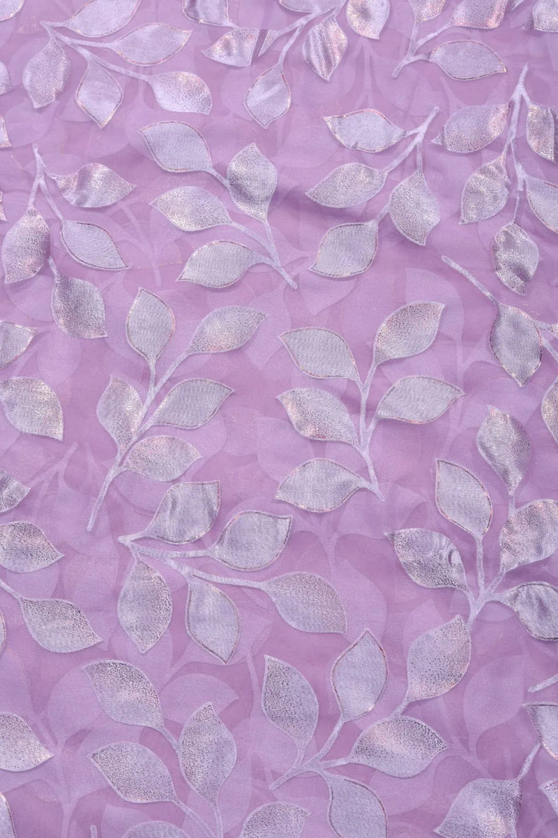 Brasso Fabric with Embossed Foil Designs