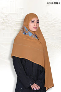 Bronze Embellished Florer Diamond Work Dupatta