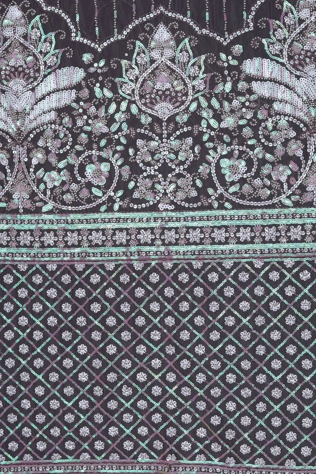 Butterfly Net With Fine Hand Work Fabrics