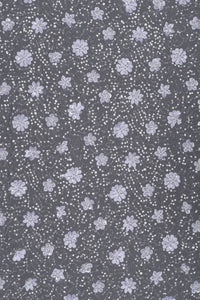 Butterfly Net With Florer Hand Work Fabric