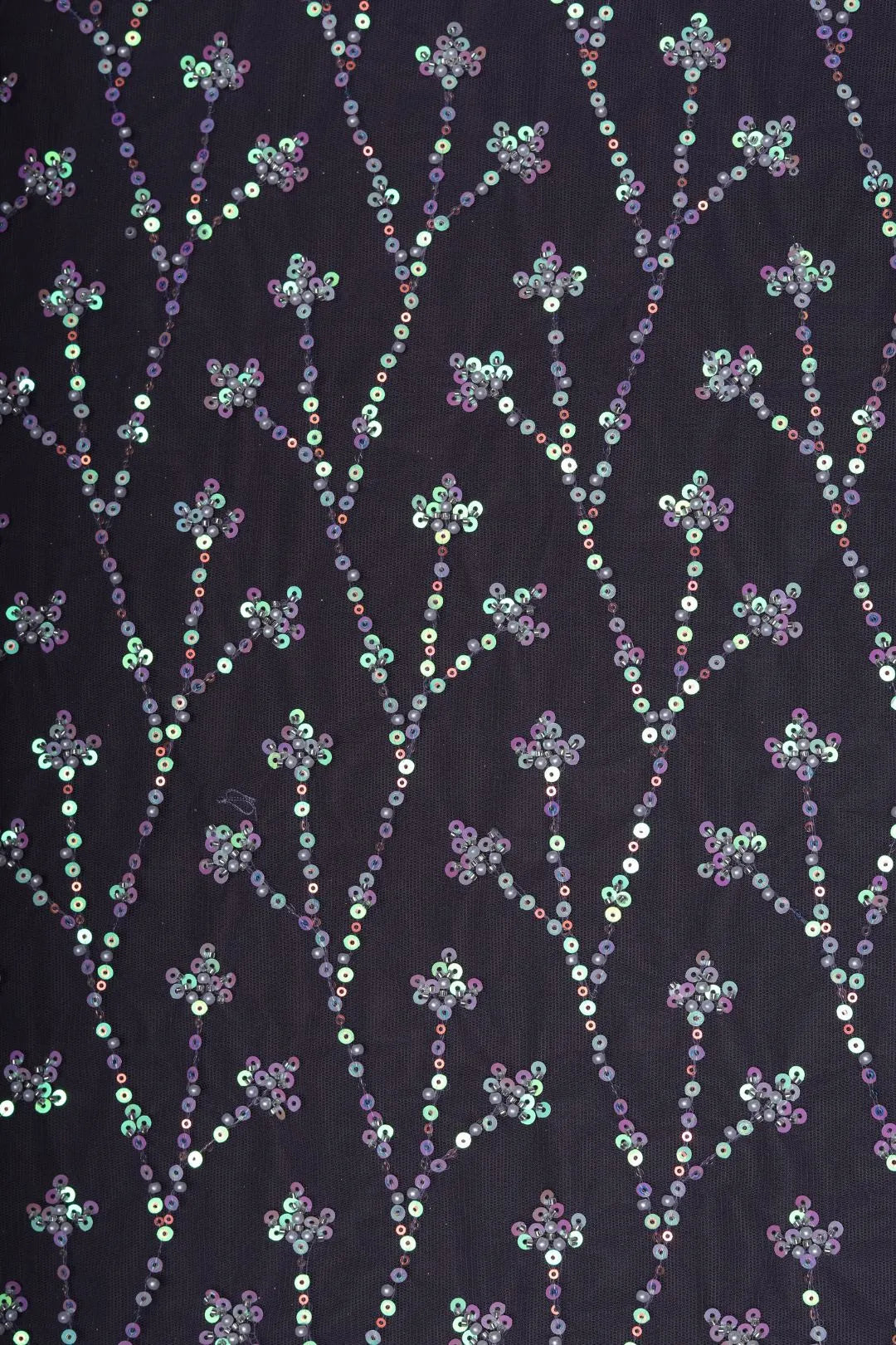 Butterfly Net With Multi Color Work Fabrics