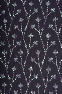 Butterfly Net With Multi Color Work Fabrics