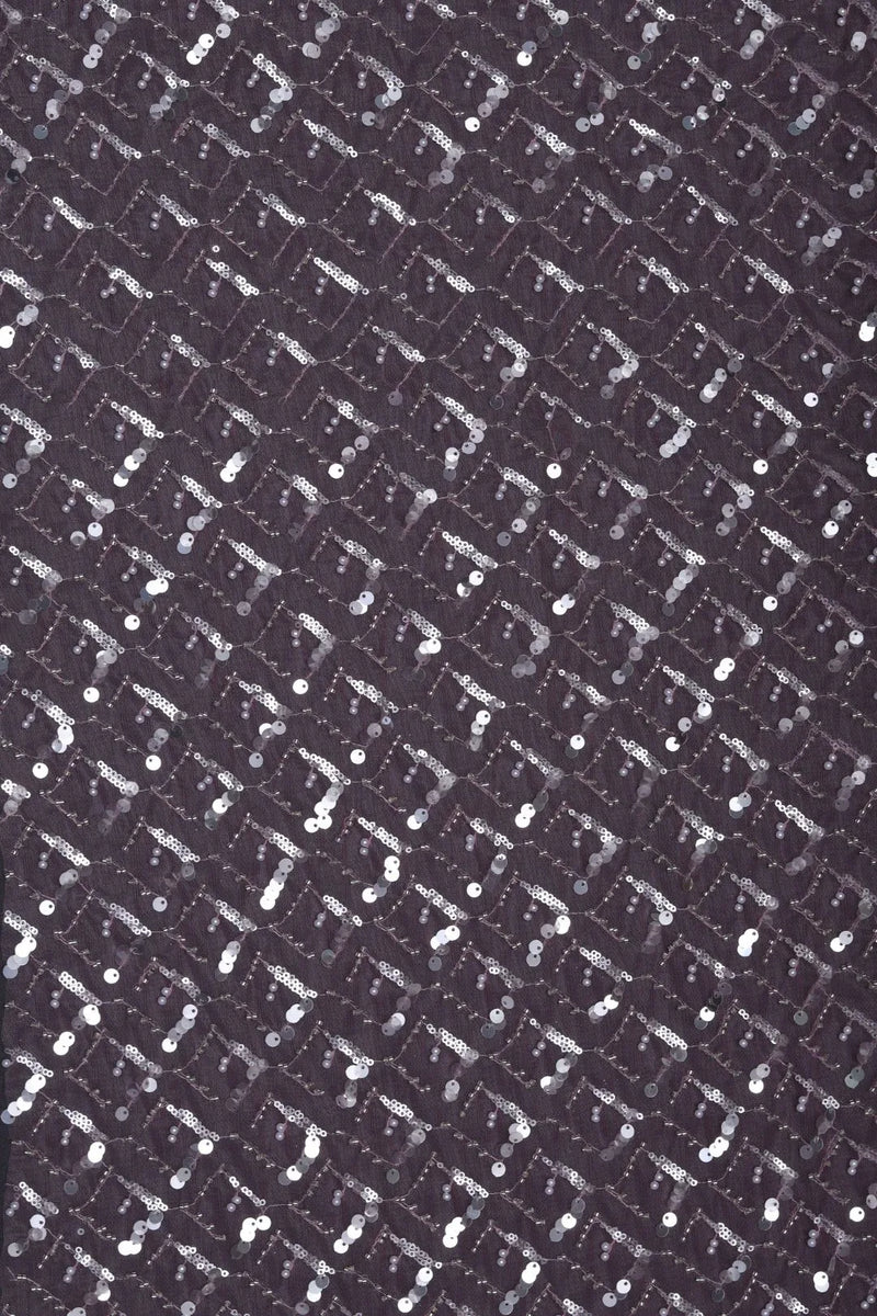 Butterfly Net With Square Hand Work Fabric