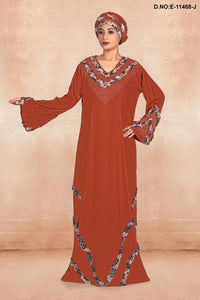 Summer Girls and Women Party Wear Kaftan With Stole