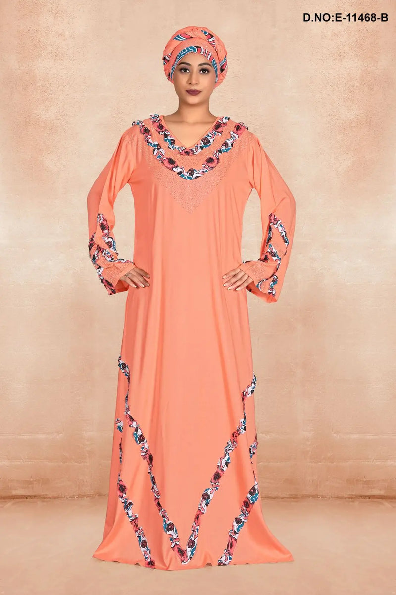 Summer Girls and Women Party Wear Kaftan With Stole