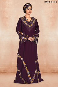 Summer Girls and Women Party Wear Kaftan With Stole