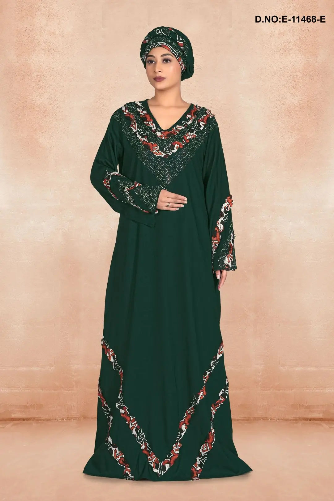 Summer Girls and Women Party Wear Kaftan With Stole