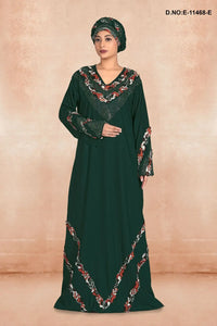 Summer Girls and Women Party Wear Kaftan With Stole
