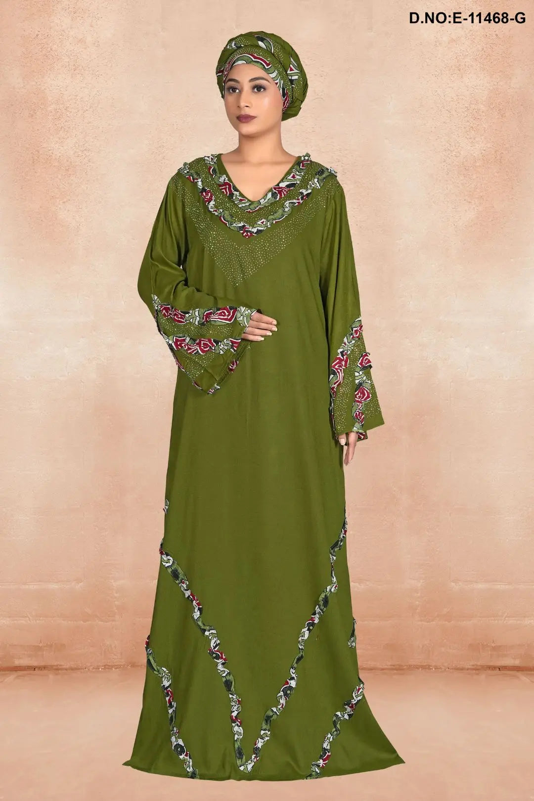 Summer Girls and Women Party Wear Kaftan With Stole