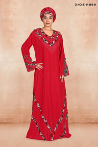 Summer Girls and Women Party Wear Kaftan With Stole