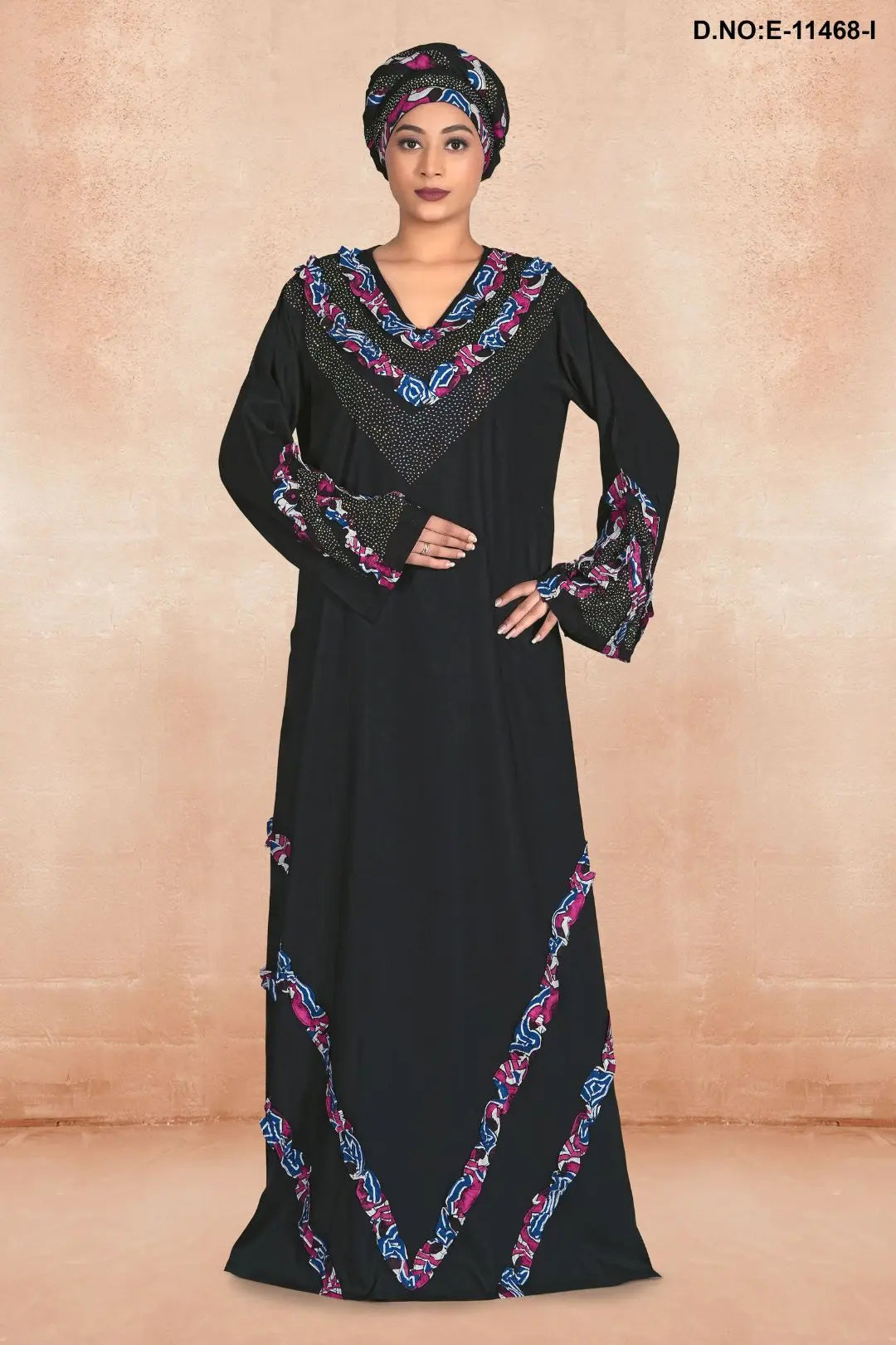 Summer Girls and Women Party Wear Kaftan With Stole