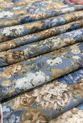 Classic Countryside Floral Printed London Cotton Dress Fabric