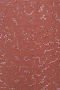 Coffee Jiny Miny Diamond Work Fabric