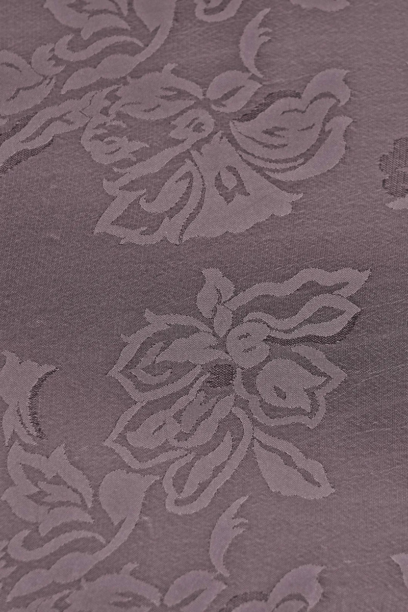 Coffee Satin Jacquard Beg Fabric