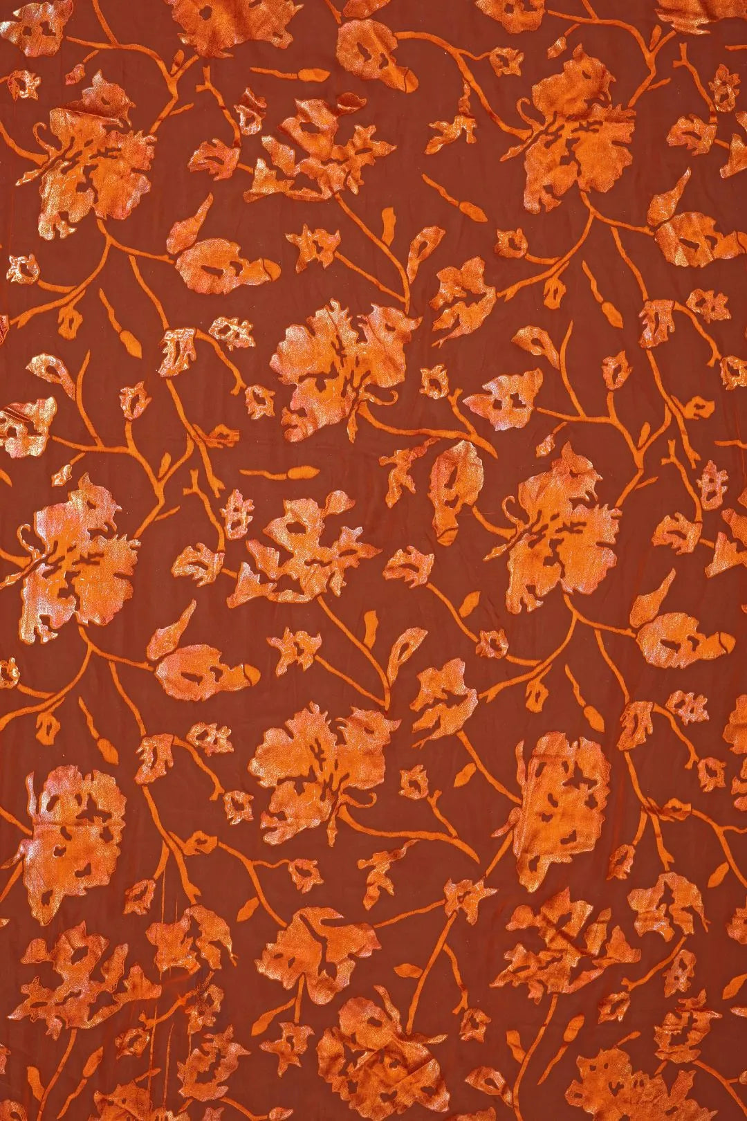 Brasso Fabric with Colorful Foil Prints