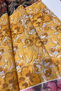 Contemporary Snow Cotton Fabric with Digital Print Detailing