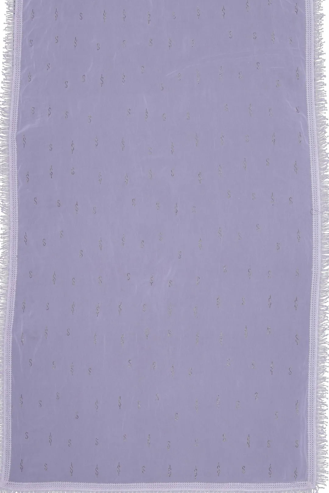 Embroidered Fancy Stole with Delicate Diamond Work