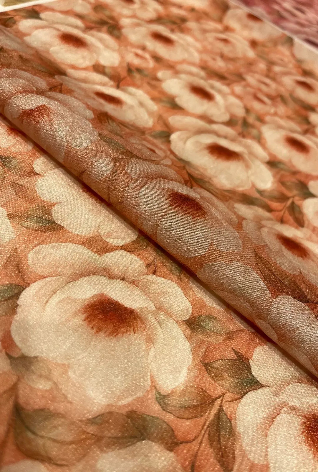 Designer Silk Crepe Fabric for Contemporary Gulf Fashion Apparel