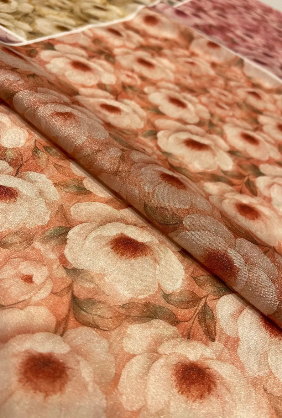 Designer Silk Crepe Fabric for Contemporary Gulf Fashion Apparel