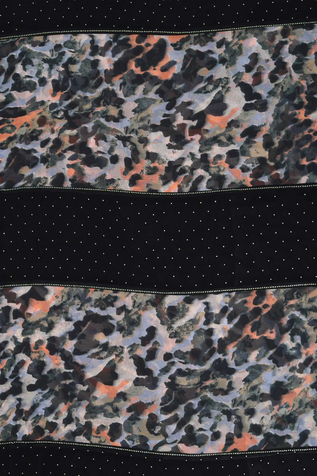 Multi colored Double Sided Stole For Abaya