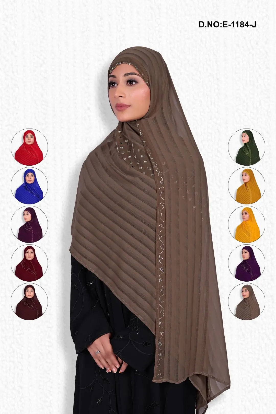 Designer Diamond Work Dark Lining Dupatta